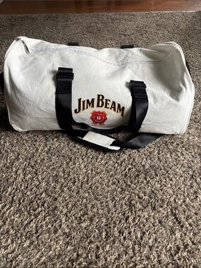 Jim Beam White Duffel Bag